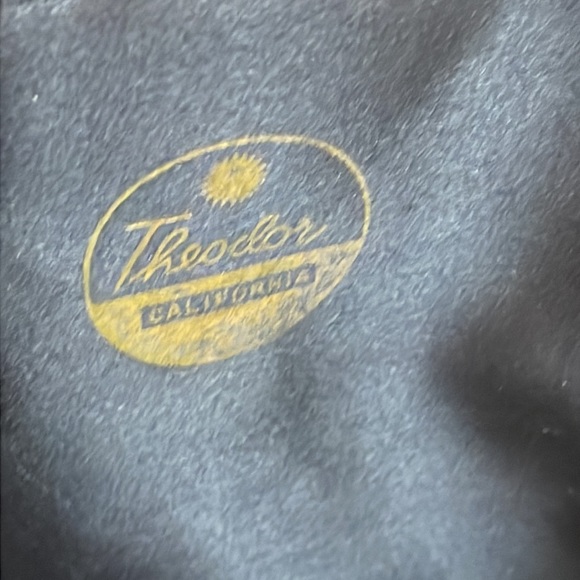 VINTAGE 60’s THEODOR California Hand Bag Black Patent Vinyl - Picture 10 of 11